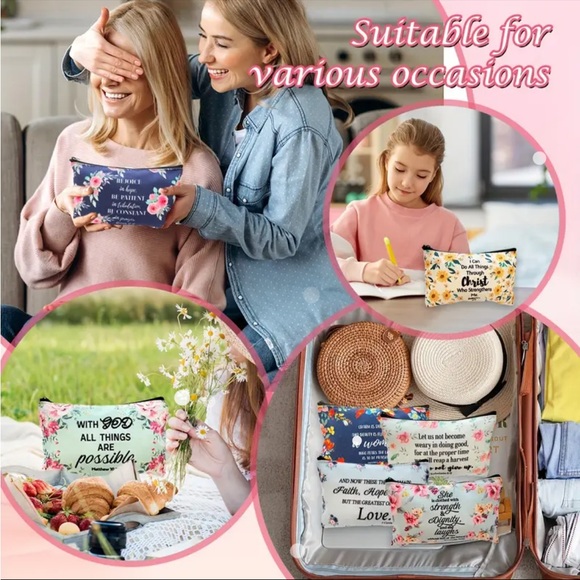 Inspirational Christian Zipper Pouch - Picture 6 of 7